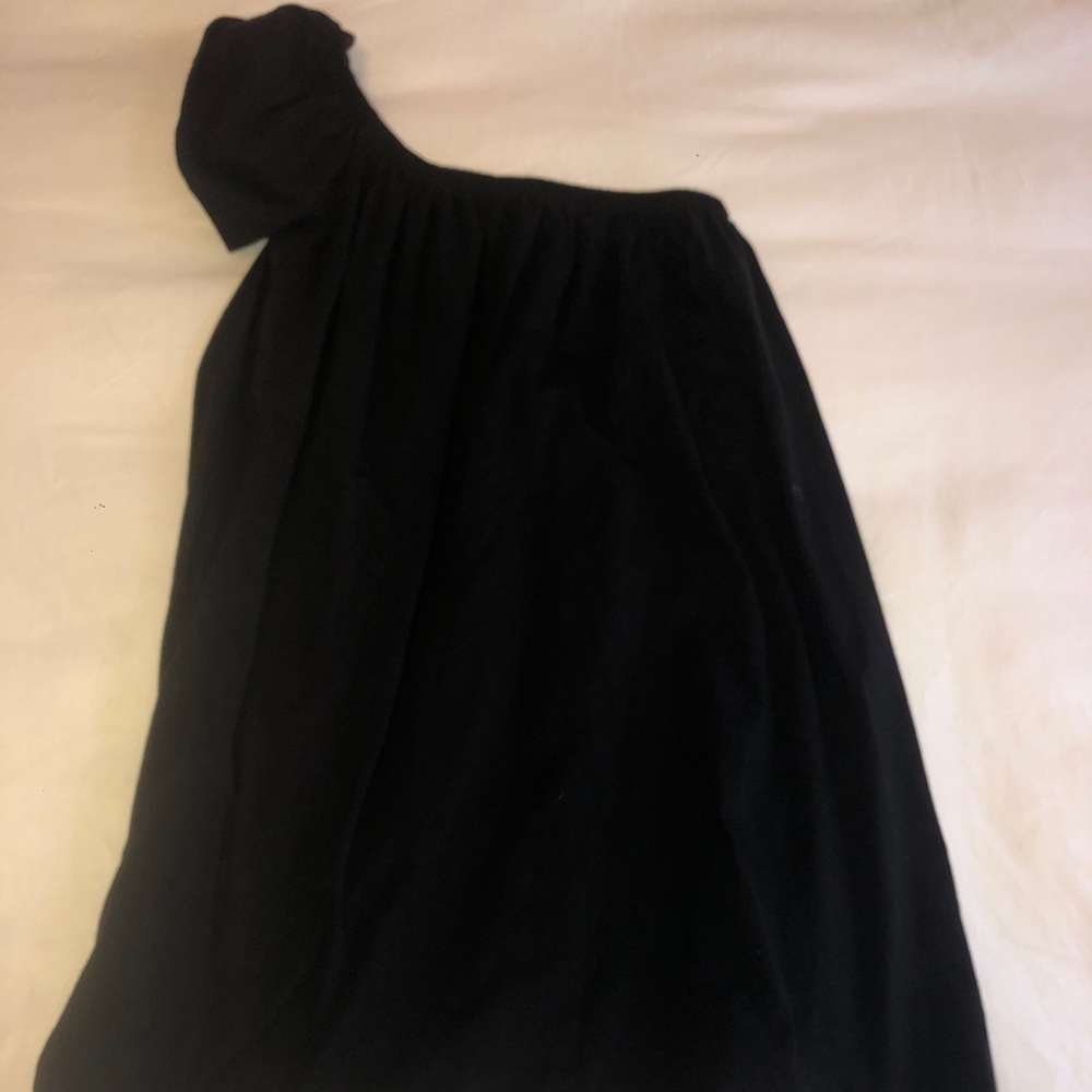 Black one shoulder dress